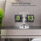 Stainless Steel Green Numbers Automatic Flip Page Clock Retro Balance Page Turning Table Clock - 5