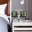Stainless Steel Green Numbers Automatic Flip Page Clock Retro Balance Page Turning Table Clock - 6