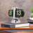 Stainless Steel Green Numbers Automatic Flip Page Clock Retro Balance Page Turning Table Clock - 7