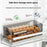 Egg Storage Container Fridge Organizer Auto Rolling Tray Kitchen Egg Holder with Freshness Scale (BPA Free, No FDA) - Transparent Grey - 2