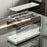 Egg Storage Container Fridge Organizer Auto Rolling Tray Kitchen Egg Holder with Freshness Scale (BPA Free, No FDA) - Transparent Grey - 4