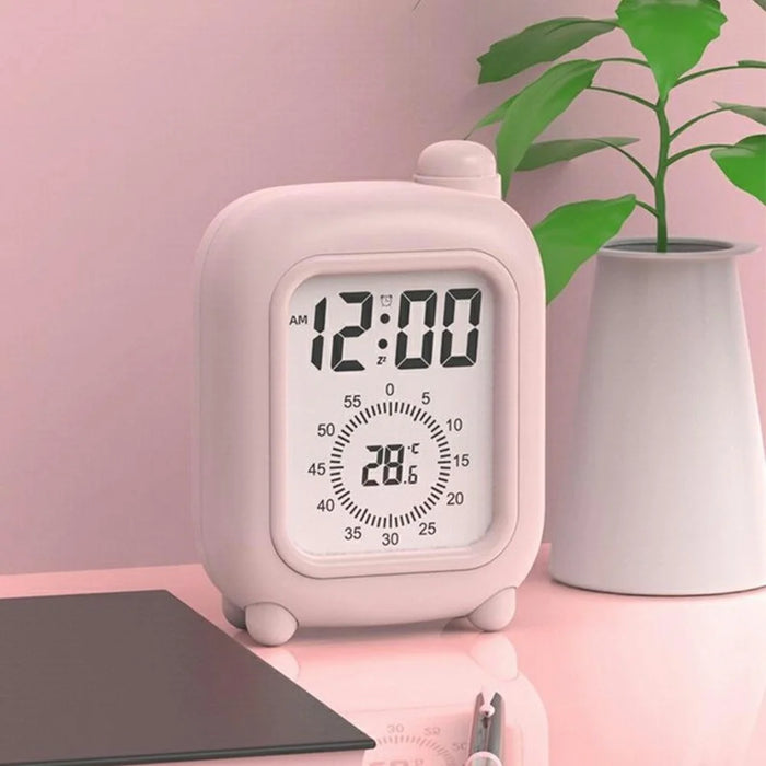 Mini Suitcase Shape Rechargeable Visual Timer Clock Study Work Self-Discipline Time Management Tool - Pink - 6