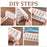 Belt Organizer Bamboo Storage Box Multi Compartment Wardrobe Waist Belt Accessory Holder - White - 2