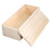 Minimalist Wooden Storage Box with Sliding Lid Rectangular Home Organizer - 1
