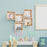 10 x 10 x 6cm Wooden Organizer Box Desktop Storage Container for Cards / Jewelry - 7