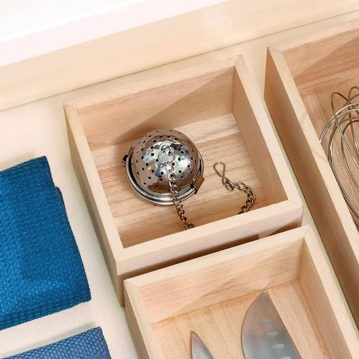 15 x 15 x 8cm Wooden Organizer Box Desktop Storage Container for Cards / Jewelry - 7