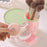 Multifunction Storage Container Desktop Organizer Rotating Makeup Brush Holder Pencil Cup - Transparent Pink - 4