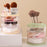 Multifunction Storage Container Desktop Organizer Rotating Makeup Brush Holder Pencil Cup - Transparent Pink - 6