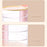 Multifunction Storage Container Desktop Organizer Rotating Makeup Brush Holder Pencil Cup - Transparent Pink - 7