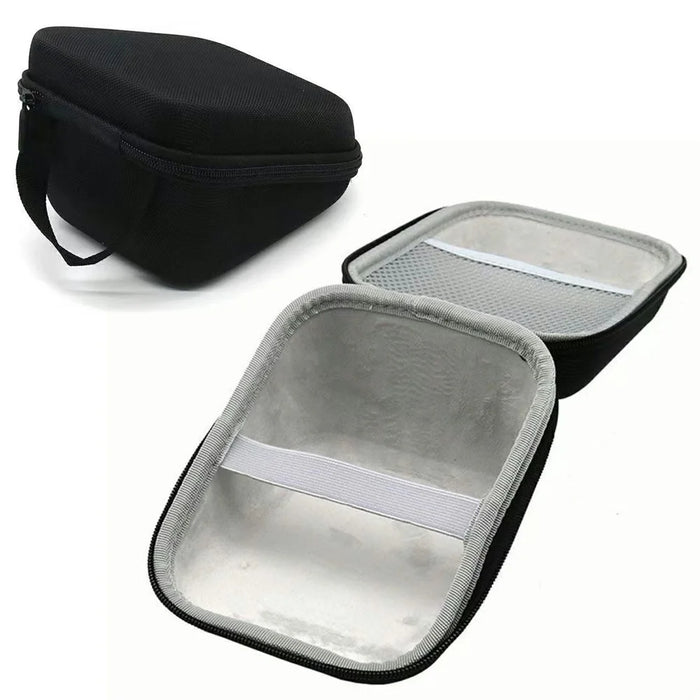 For Omron Yuwell Blood Pressure Monitor Carrying Case Storage Bag Protective Cover Box with Mesh Pocket - 1