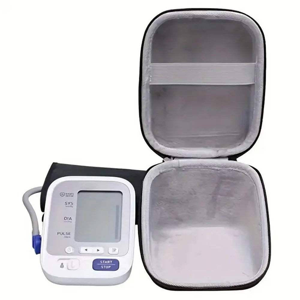 Electronic Blood Pressure Monitor Storage Case Protective Travel Carrying Bag Compatible for Omron Yuwell and More - 2