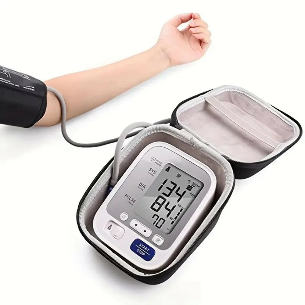 Electronic Blood Pressure Monitor Storage Case Protective Travel Carrying Bag Compatible for Omron Yuwell and More - 3