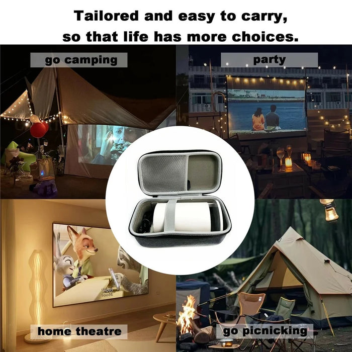 Carrying Bag for HY300 / HY300 Pro / HY320 Projector EVA Hard Shell Protective Storage Case - 4