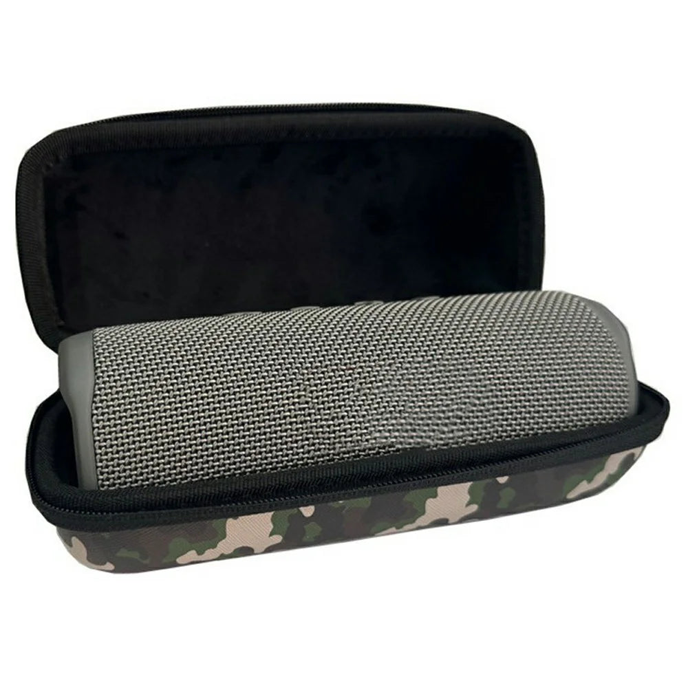 For JBL Flip 6 / 5 / 4 Storage Bag Wireless Bluetooth-compatible Speaker Protective Case Hard Shell EVA Carrying Pouch with Strap - 1