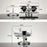 Time Flyer Flip Clock Desktop Automatic Mechanical Clock Decorative Aircraft Shaped Table Clock - White - 7