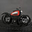 Motorcycle Design Flip Desk Clock Creative Decorative Mechanical Timepiece - Black+Red - 1