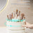 Rotating Makeup Organizer with Drawer Cosmetic Brush Holder Lipstick Eyebrow Pencil Storage Rack - Beige - 2