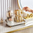 Rotating Makeup Organizer Desktop Cosmetic Storage Box with Lid + Lipstick Storage Rack - 6