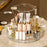 Rotating Makeup Organizer Vanity Skincare Product Cosmetic Storage Box Transparent Jewelry Hanging Holder - 2