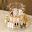 Rotating Makeup Organizer Vanity Skincare Product Cosmetic Storage Box Transparent Jewelry Hanging Holder - 4