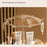 Rotating Makeup Organizer Vanity Skincare Product Cosmetic Storage Box Transparent Jewelry Hanging Holder - 6