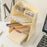 Slanted Cosmetic Organizer Multi-Tier Compartments Plastic Makeup Storage Box Desktop Holder - Beige - 5