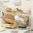 Slanted Cosmetic Organizer Multi-Tier Compartments Plastic Makeup Storage Box Desktop Holder - Beige - 6