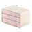 Multi-Layer Large Capacity Jewelry Box Desktop Organizer Drawer Storage Case For Necklaces Rings Accessories - White - 1