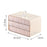 Multi-Layer Large Capacity Jewelry Box Desktop Organizer Drawer Storage Case For Necklaces Rings Accessories - White - 5