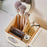 Desktop Drawer Jewelry Box Large Capacity Multi-Layer Organizer Makeup Storage Container Brush Holder - White - 6