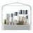 Makeup Organizer Storage Box with Handle Dustproof Desktop Cosmetic Skincare Products Holder - 1