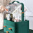 Extra Large Size Cosmetic Organizer with Drawers Dustproof Makeup Skincare Products Storage Box - Blackish Green - 2