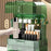 Portable Cosmetic Organizer Clear Storage Box Lipstick Skincare Products Makeup Holder - Green - 3