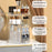 Rotating Cosmetic Organizer Vanity Dresser Desktop Diamond Texture Makeup Storage Rack - 2