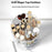 Rotating Cosmetic Organizer Vanity Dresser Desktop Diamond Texture Makeup Storage Rack - 3