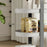 3 Layer Desktop Organizer Portable Basket Multifunctional ABS Storage Rack with Arched Handle - 3