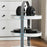 3 Layer Desktop Organizer Portable Basket Multifunctional ABS Storage Rack with Arched Handle - 4