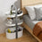 3 Layer Desktop Organizer Portable Basket Multifunctional ABS Storage Rack with Arched Handle - 7