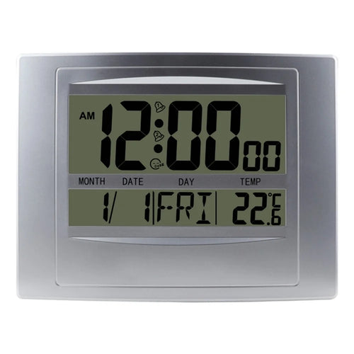 TS-H129Y Multifunction Digital Alarm Clock Large Screen Calendar Temperature Display Wall Clock - 1