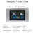 TS-H127G Multifunction Wireless Weather Station Color Display Alarm Clock Digital Thermometer Hygrometer - 3