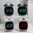 GH8032 Creative LED Alarm Clock Large Volume Metal Bell Digital Clock for Heavy Sleepers - Black Shell / White Light - 5