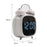 GH8032 Creative LED Alarm Clock Large Volume Metal Bell Digital Clock for Heavy Sleepers - Black Shell / White Light - 6