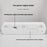 5512 LED Digital Alarm Clock Multi Function Time Temperature Date Display Electronic Clock - Black Shell / Blue Digital Display - 4