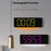 6678R Minimalist RGB Night Light Wall Clock Multi-Function Time Temperature Date Digital Display Clock - 2