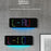 6678R Minimalist RGB Night Light Wall Clock Multi-Function Time Temperature Date Digital Display Clock - 3