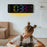 6678R Minimalist RGB Night Light Wall Clock Multi-Function Time Temperature Date Digital Display Clock - 5