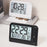 YD109 LCD Digital Alarm Clock Large Display Temperature Humidity Display Bedside Backlight Clock - Black - 5