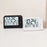 YD109 LCD Digital Alarm Clock Large Display Temperature Humidity Display Bedside Backlight Clock - Black - 7
