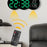 2808 Digital LED Wall Clock Living Room Multi-Function Temperature Date Display Alarm Clock with Light - Three Color Display - 4