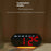 GH9003 Multifunctional LED Digital Clock Temperature Display Ambient Light Bedside Clock - White Shell / Blue Display - 4